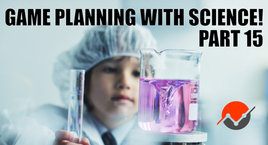 A scientist looks at some fluid in a beaker because root cause analysis
