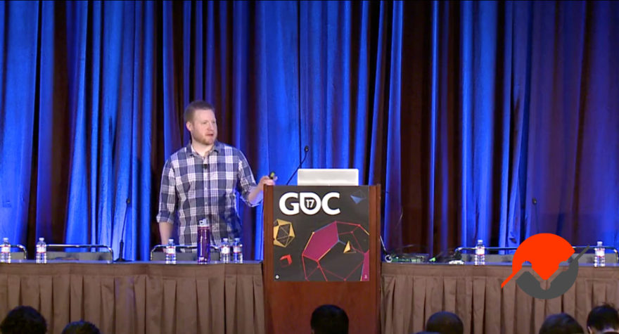 A screen grab from one of Justin's GDC17 sessions