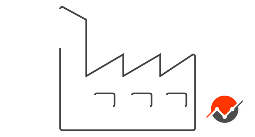 A picture of a factory, which are parts of institutions, which sometimes create conflict of interest. Also, scrum.