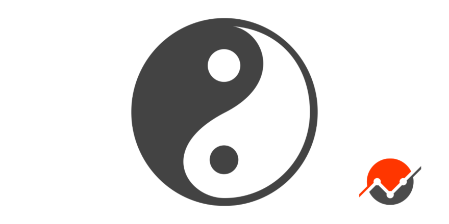 A picture of a yin-yang, the embodiment of trade-offs