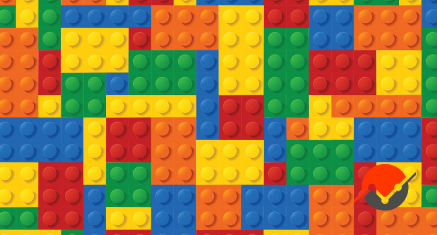 A wall of LEGO. I don't know, people. Cut me some slack.